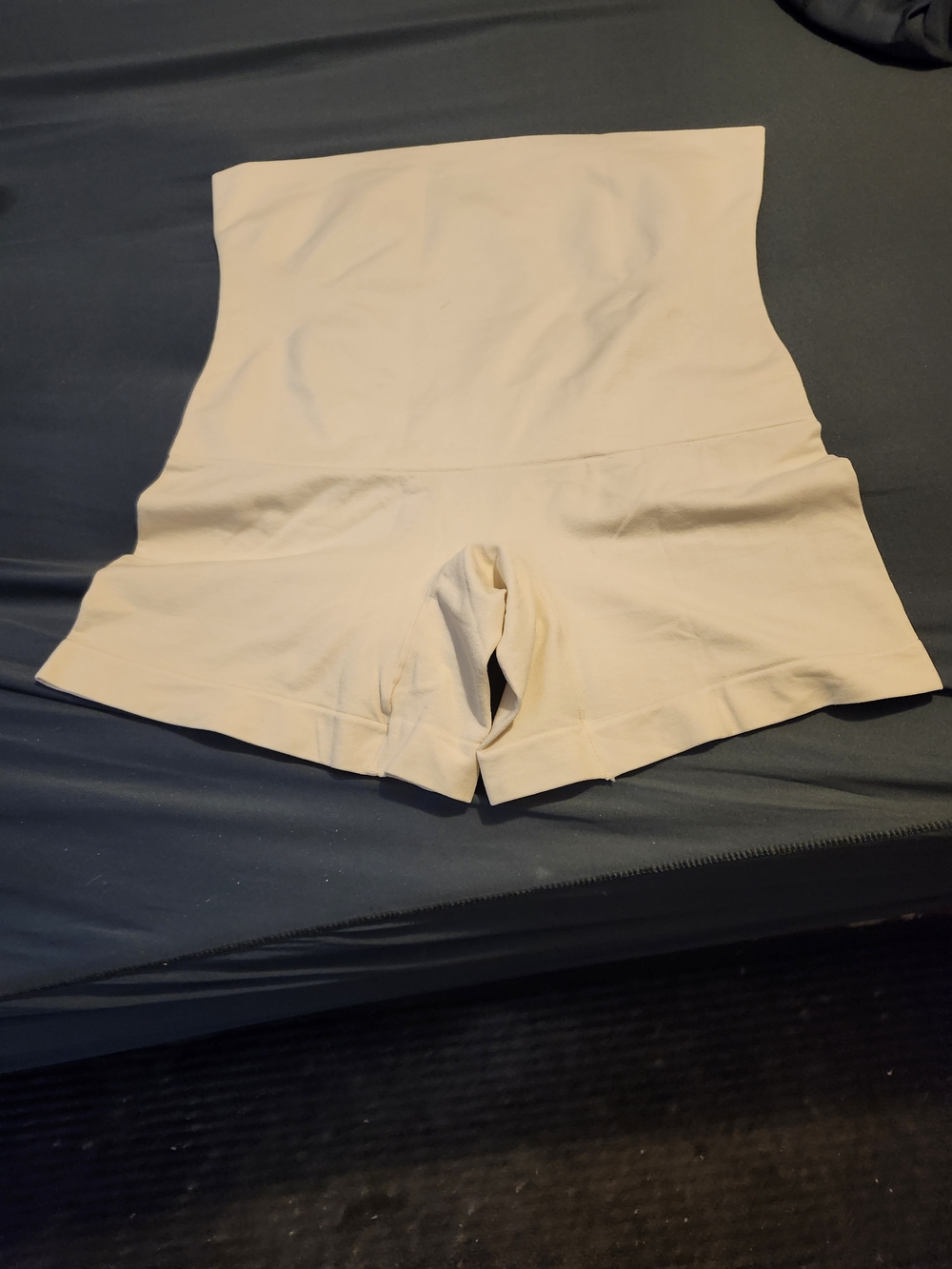 Shapermint High-Waist Sculpting Shorts in Light Beige